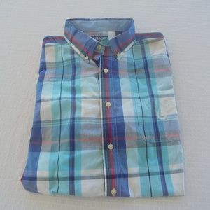 Chaps Button Down Short Sleeve  Shirt XL